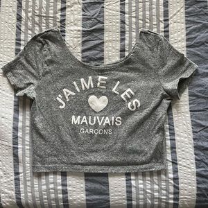 3/$20 H&M French Crop Top